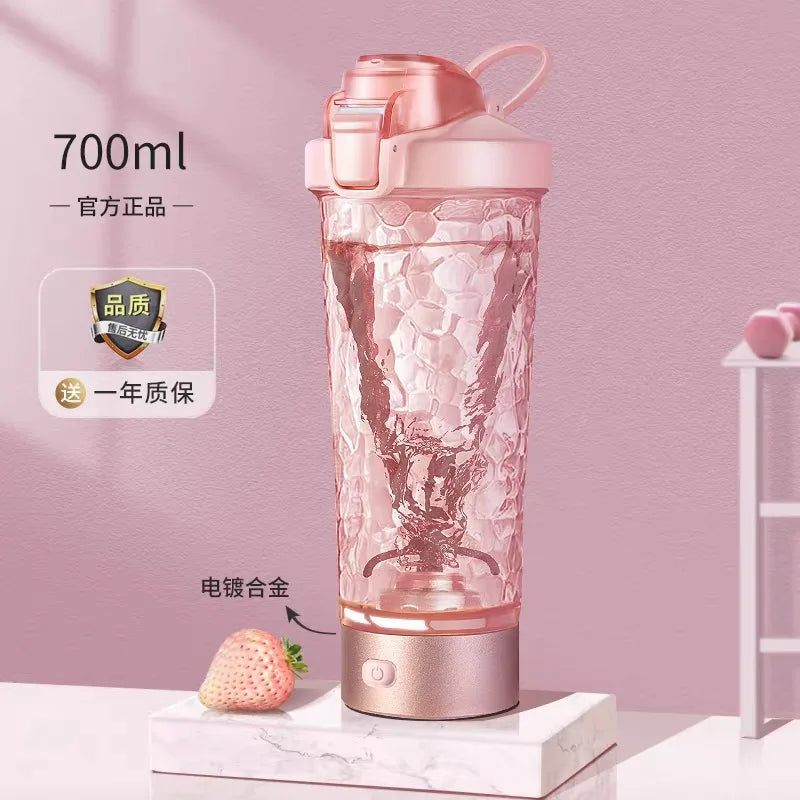 650ml USB Electric Protein Shaker Bottle Portable Rechargeable Blender Cup Multipurpose 650ml Mixing Cups for Fitness Workout