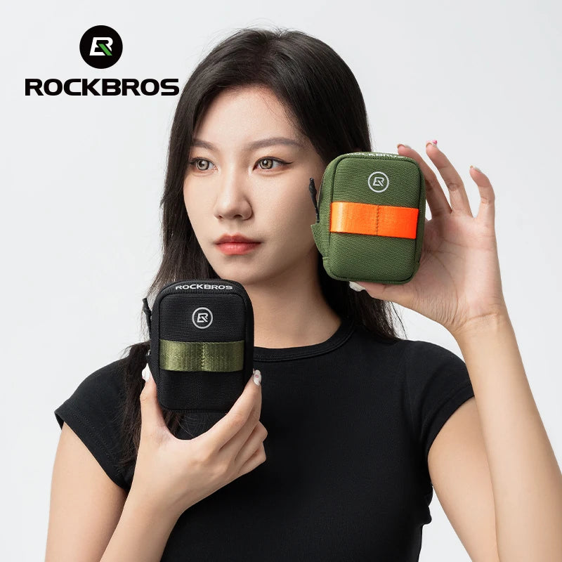 ROCKBROS Mini Bicycle Tail Bag Lightweight Portable Bike Storage Bag Small Tools Bag Road Bike Fashion Beautiful Bicycle Bags 