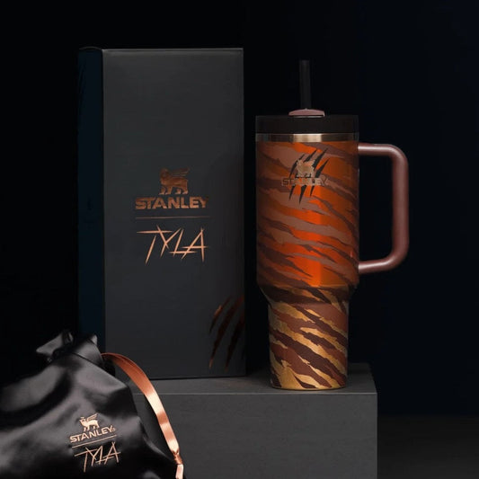 Stanley x TYLA TYGER Flowstate Quencher 40oz Tumbler Bronze