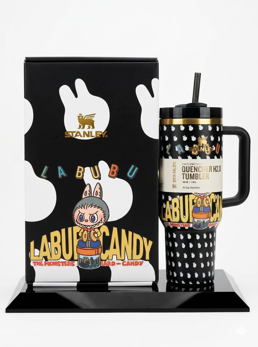 Stanley x Labubu – Gourde Isotherme Black(Noire) Édition Limitée (Collector)