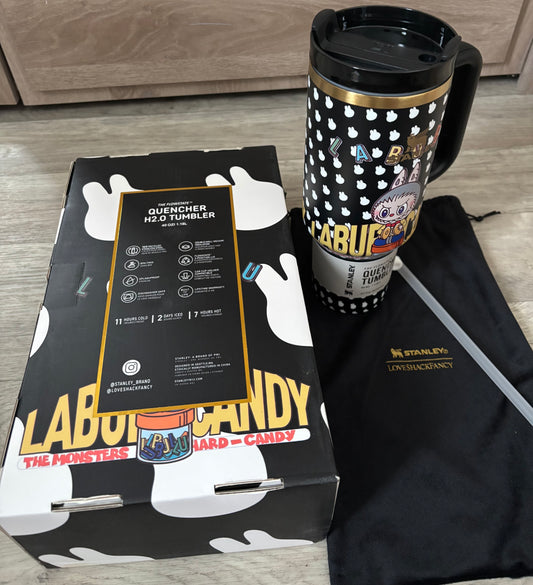 Stanley x Labubu – Gourde Isotherme Black(Noire) Édition Limitée (Collector)