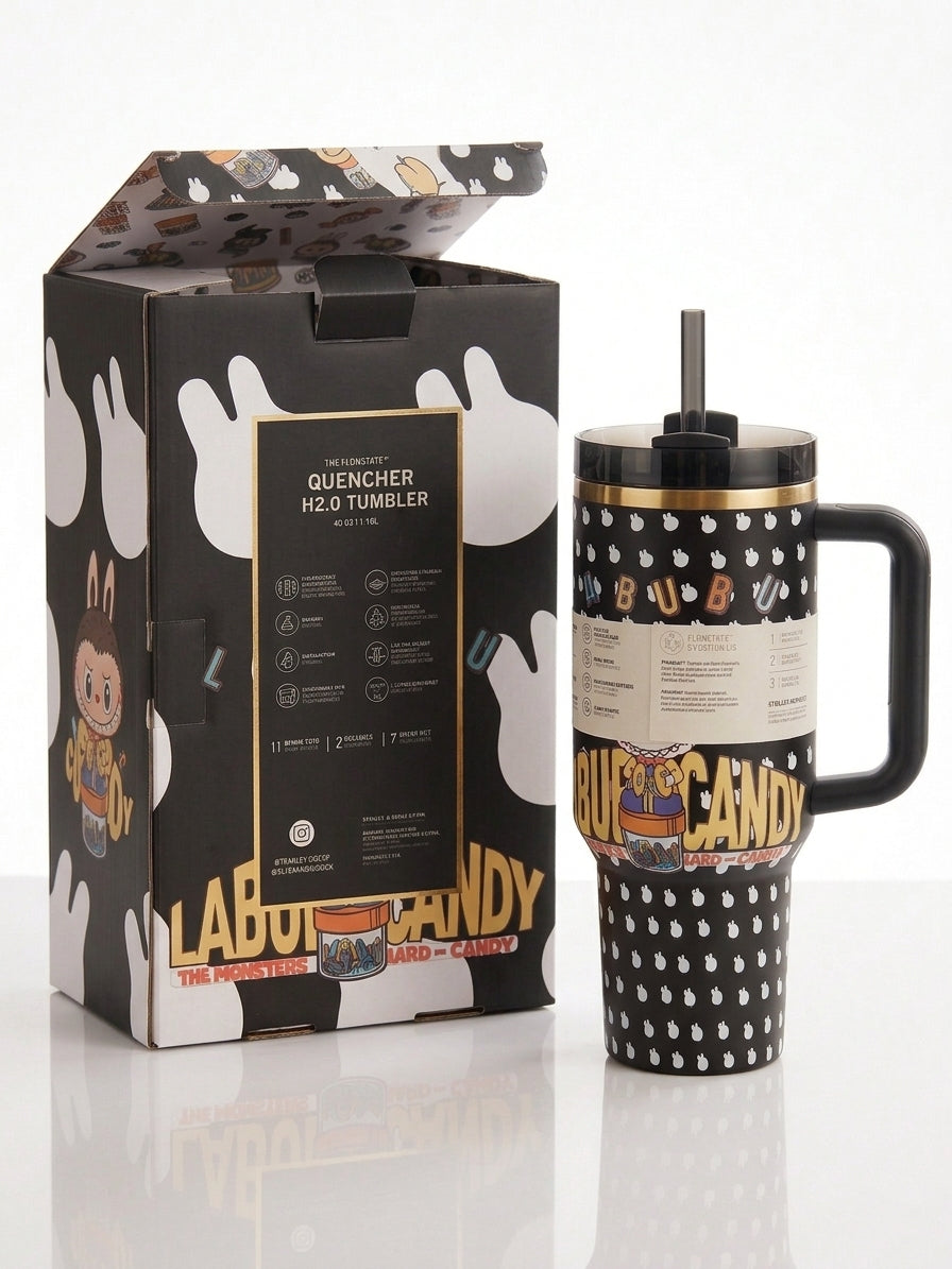 Stanley x Labubu – Gourde Isotherme Black(Noire) Édition Limitée (Collector)