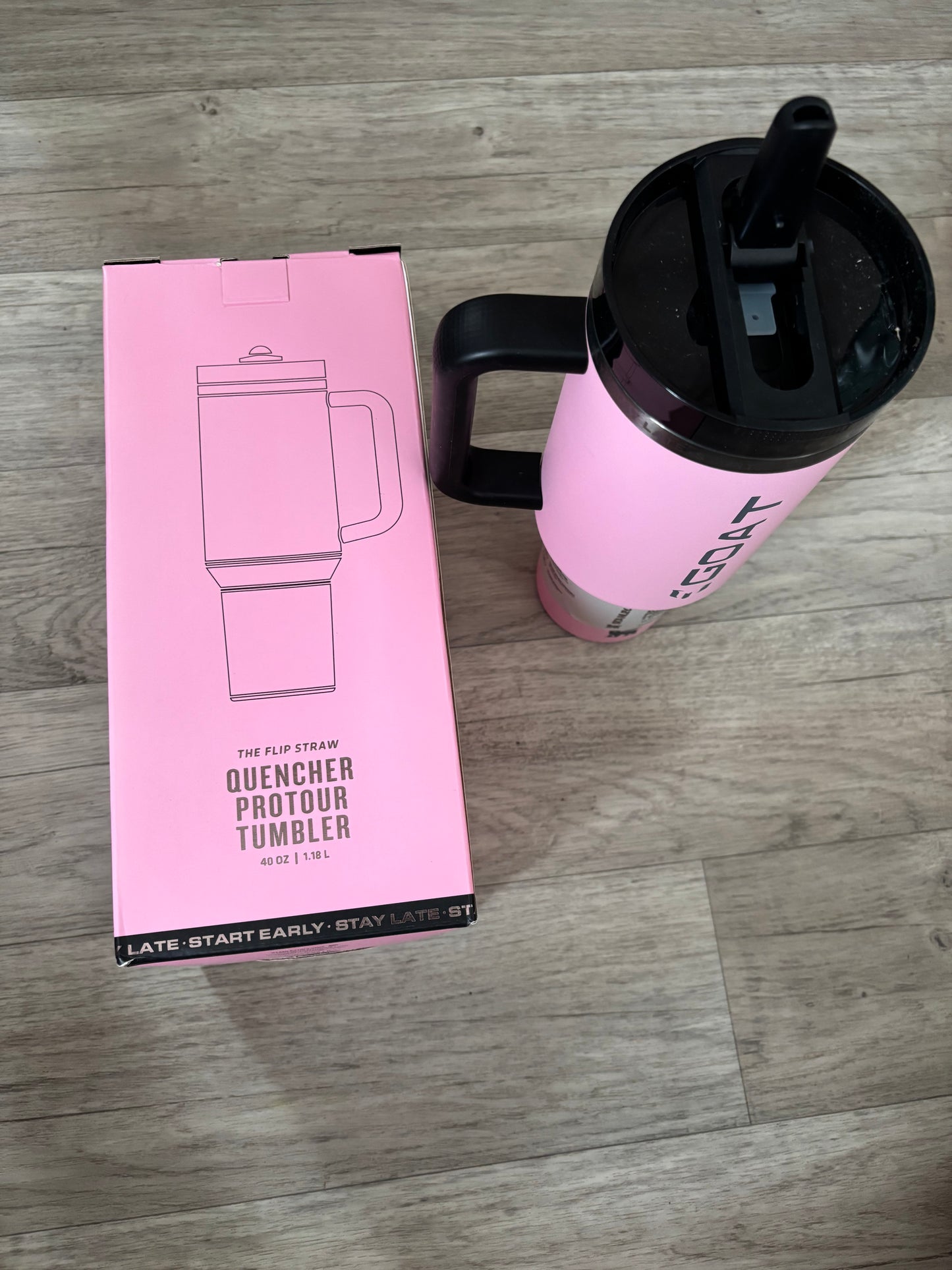 The Messi GOAT x Stanley Quencher ProTour Flip Straw Tumbler 40oz 1.18L