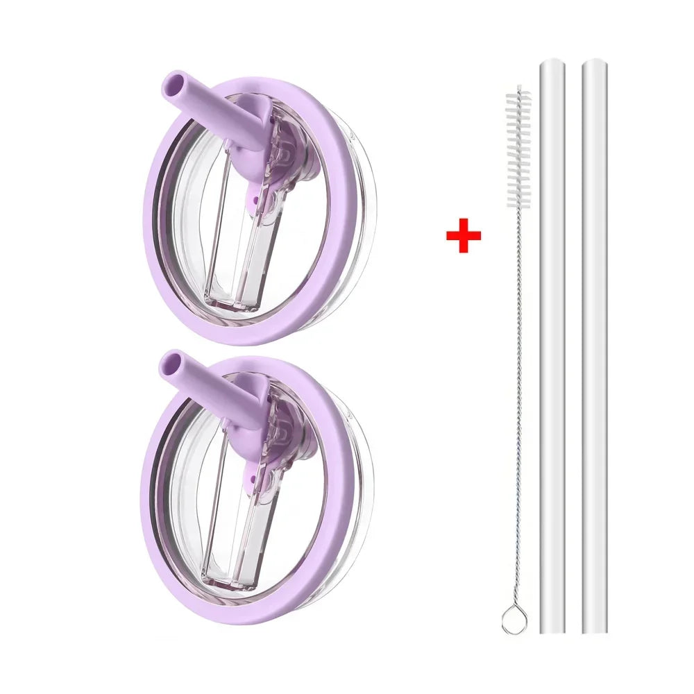 40oz Flip Straw Lid for Stanley Cup Leak Proof Spill-proof Cover Tumbler Lid Replacement for Stanley Cup Accessories Straw Cover