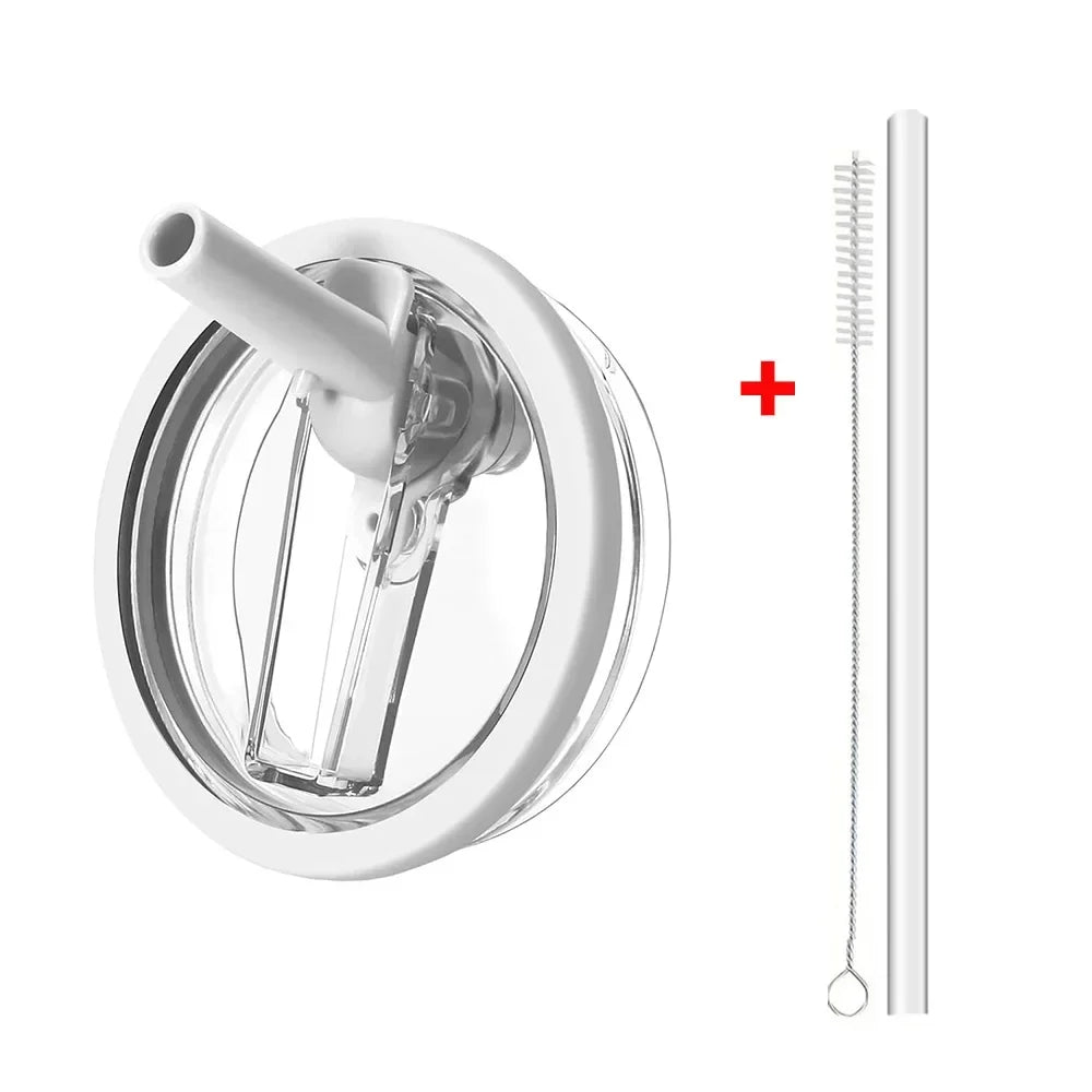40oz Flip Straw Lid for Stanley Cup Leak Proof Spill-proof Cover Tumbler Lid Replacement for Stanley Cup Accessories Straw Cover