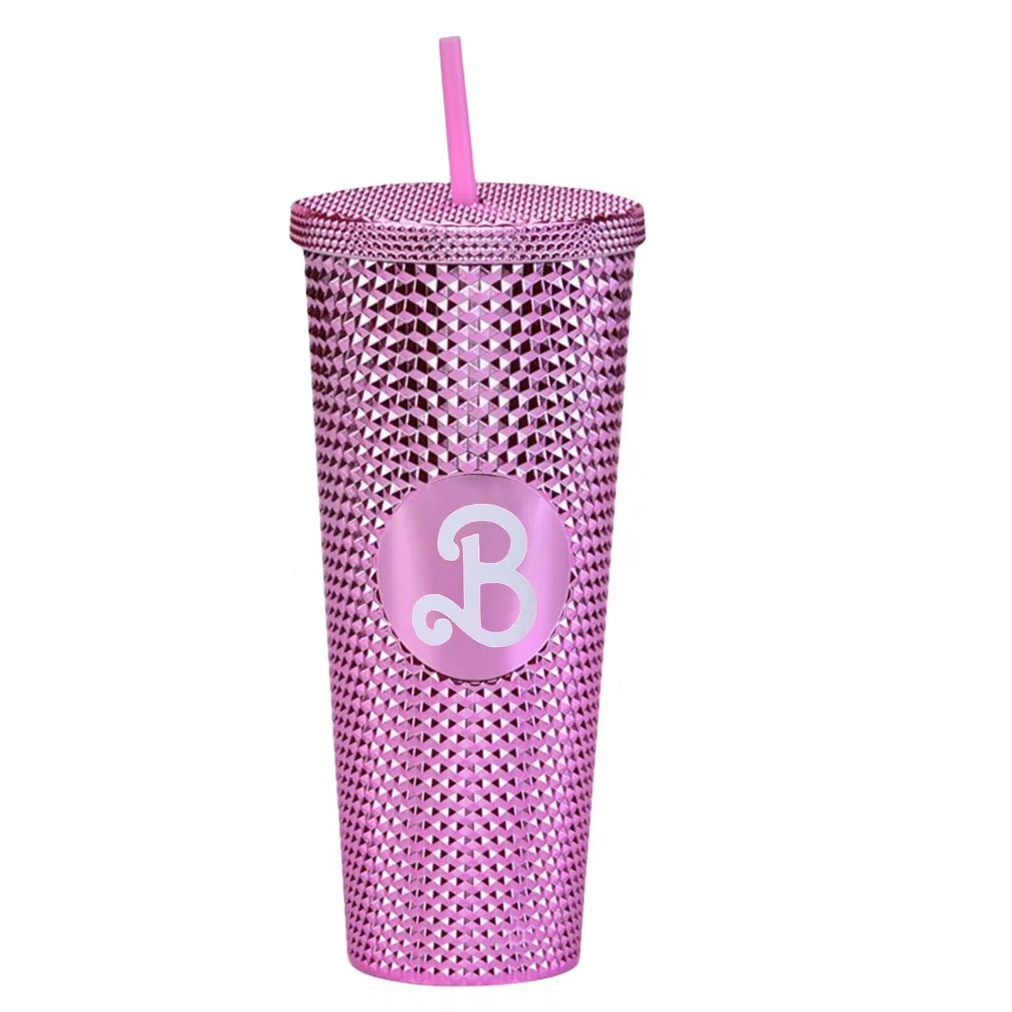 LUSQI 1PC 710ml Plastic Cup With Straw Large Capacity Reusable - Creative Durian Pattern Drinking Cup