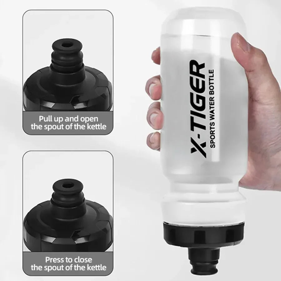 X-TIGER Cycling Water Bottle Mountain Road Bicycle Squeeze Cup 650ml Outdoor Sports Portable Bike Bottle Cycling Equipment