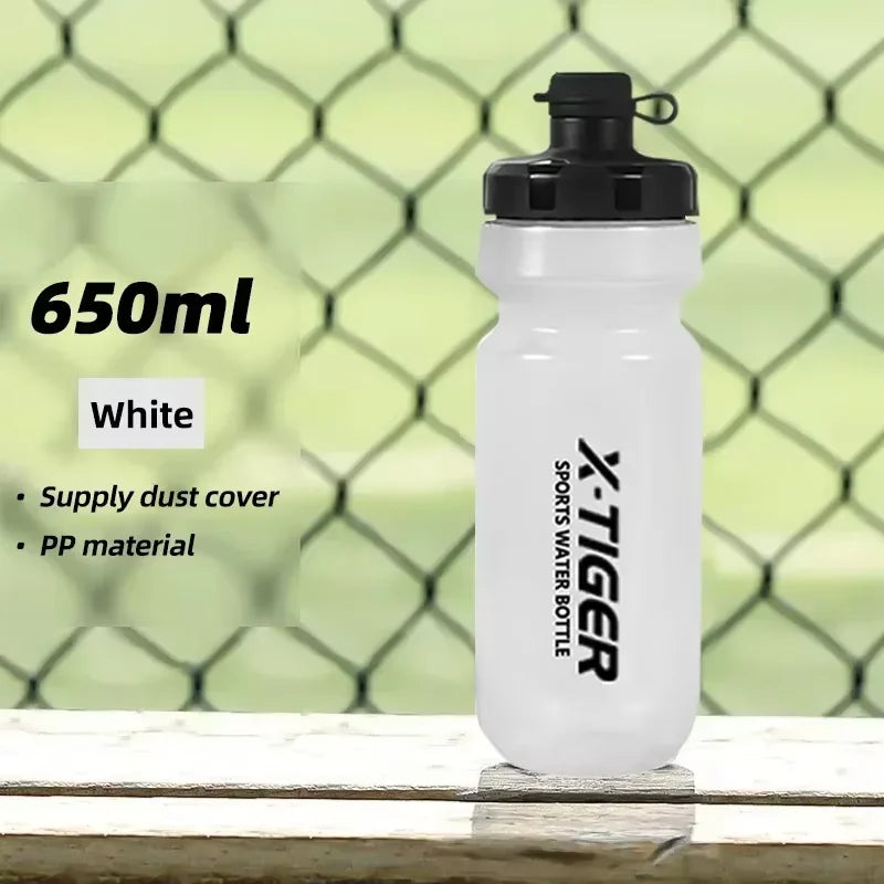 X-TIGER Cycling Water Bottle Mountain Road Bicycle Squeeze Cup 650ml Outdoor Sports Portable Bike Bottle Cycling Equipment