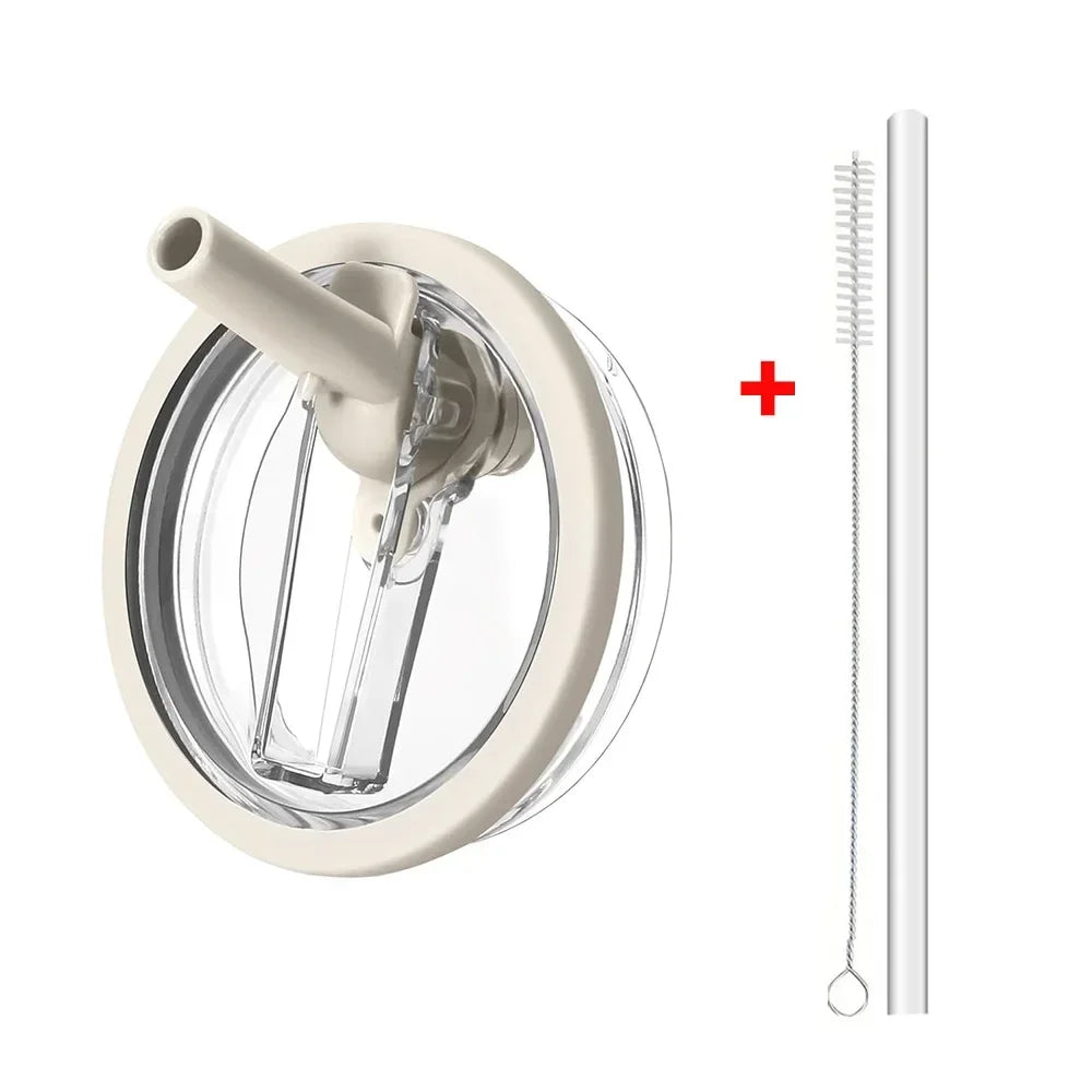 40oz Flip Straw Lid for Stanley Cup Leak Proof Spill-proof Cover Tumbler Lid Replacement for Stanley Cup Accessories Straw Cover