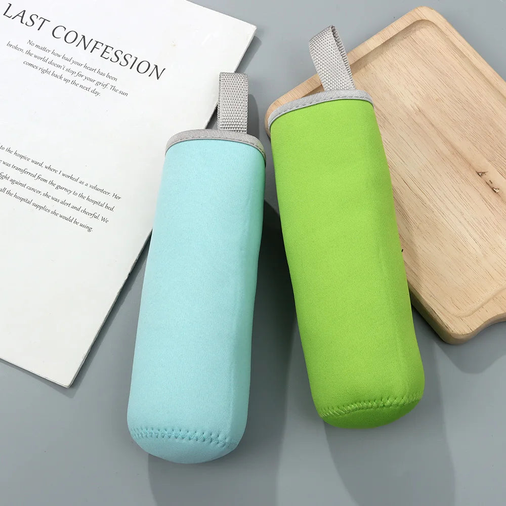Portable Soft Neoprene Water Bottle Protection Cases Protector For 550ml Plastic Water Bottle Covers Bag Cup Sleeve Pouch