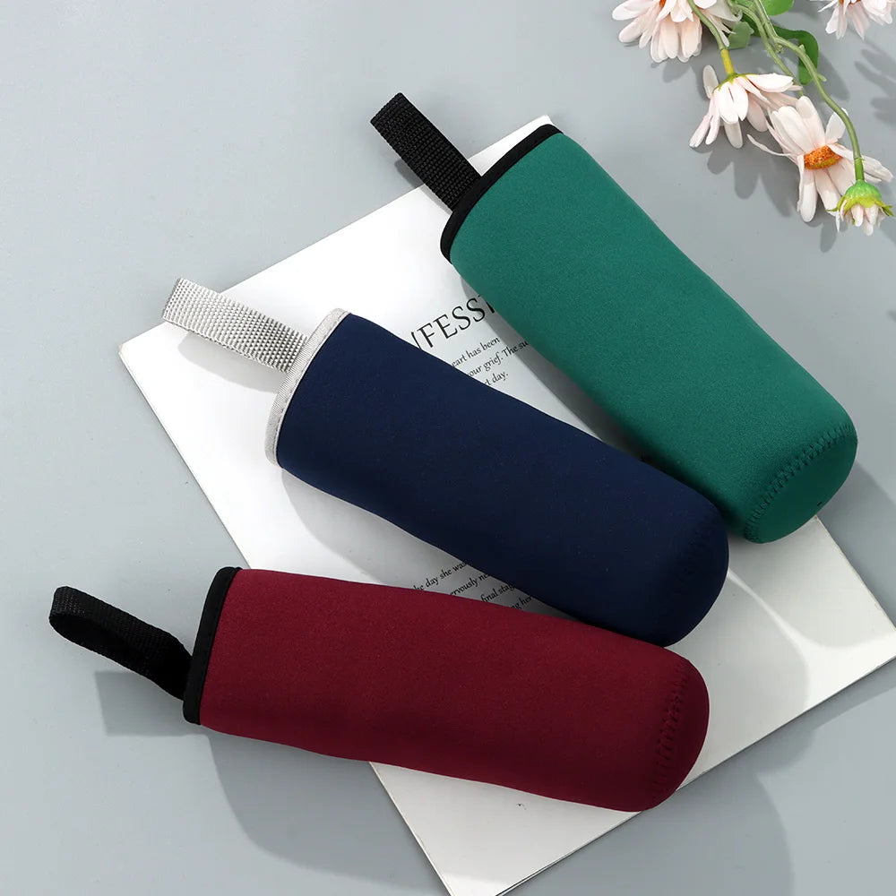 Portable Soft Neoprene Water Bottle Protection Cases Protector For 550ml Plastic Water Bottle Covers Bag Cup Sleeve Pouch