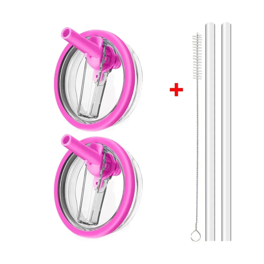 40oz Flip Straw Lid for Stanley Cup Leak Proof Spill-proof Cover Tumbler Lid Replacement for Stanley Cup Accessories Straw Cover