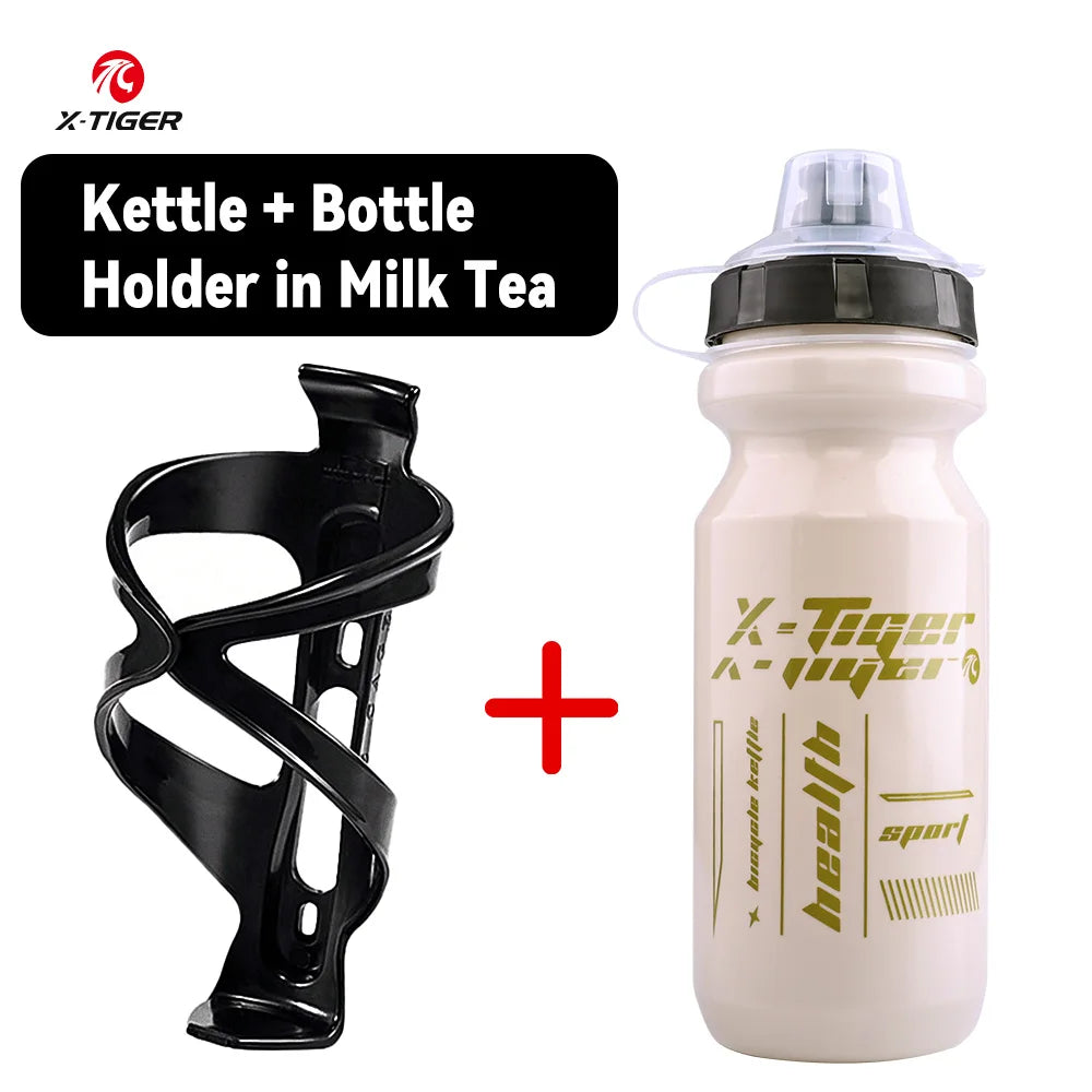 X-TIGER Cycling Water Bottle Mountain Road Bicycle Squeeze Cup 650ml Outdoor Sports Portable Bike Bottle Cycling Equipment