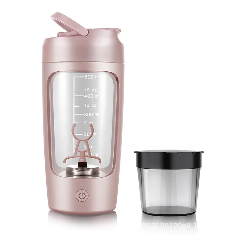 650ml USB Electric Protein Shaker Bottle Portable Rechargeable Blender Cup Multipurpose 650ml Mixing Cups for Fitness Workout