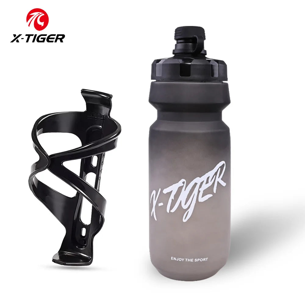 X-TIGER Cycling Water Bottle Mountain Road Bicycle Squeeze Cup 650ml Outdoor Sports Portable Bike Bottle Cycling Equipment