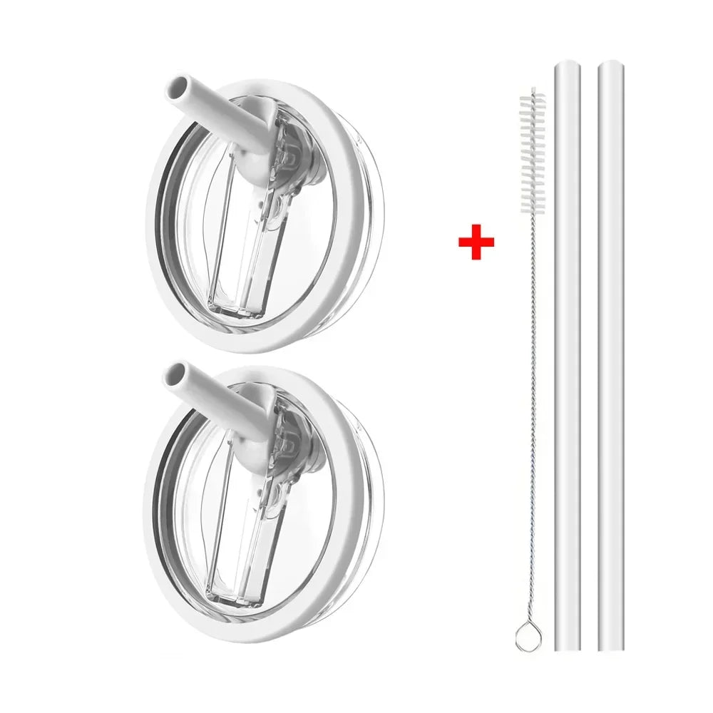 40oz Flip Straw Lid for Stanley Cup Leak Proof Spill-proof Cover Tumbler Lid Replacement for Stanley Cup Accessories Straw Cover