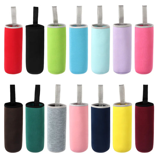 Portable Soft Neoprene Water Bottle Protection Cases Protector For 550ml Plastic Water Bottle Covers Bag Cup Sleeve Pouch