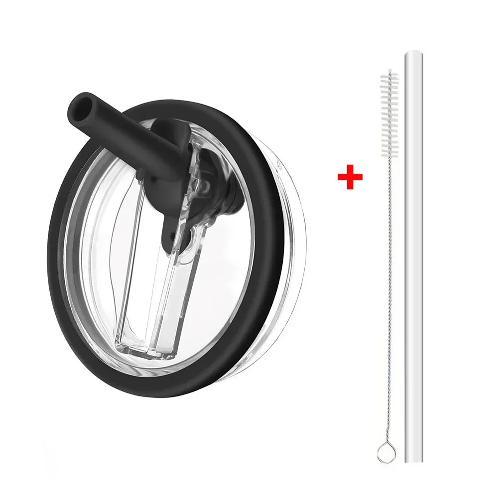 40oz Flip Straw Lid for Stanley Cup Leak Proof Spill-proof Cover Tumbler Lid Replacement for Stanley Cup Accessories Straw Cover
