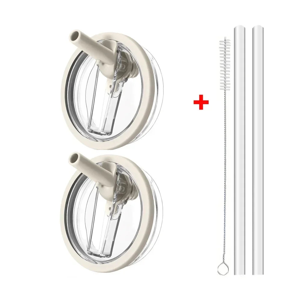 40oz Flip Straw Lid for Stanley Cup Leak Proof Spill-proof Cover Tumbler Lid Replacement for Stanley Cup Accessories Straw Cover
