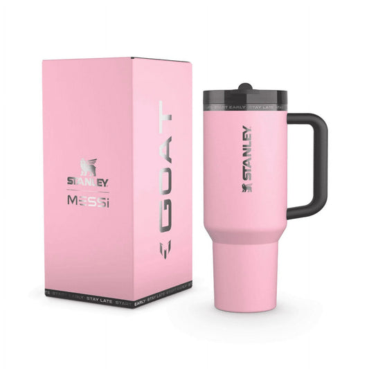 The Messi GOAT x Stanley Quencher ProTour Flip Straw Tumbler 40oz 1.18L